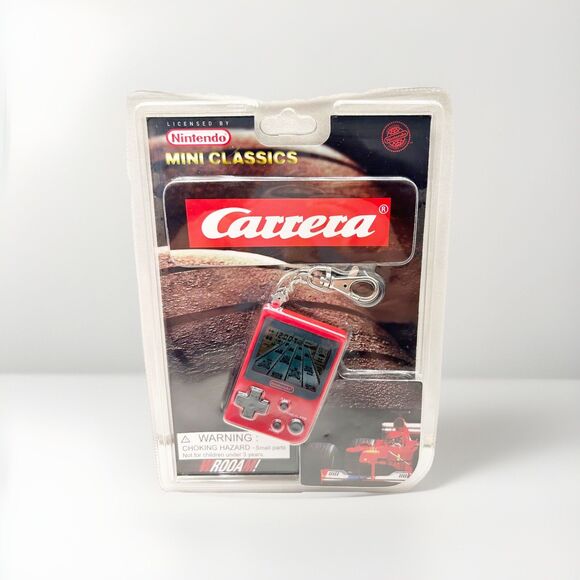 1998 Nintendo Mini Classics Keychain, Carrera, New Sealed Unopened, Red - Picture 1 of 5